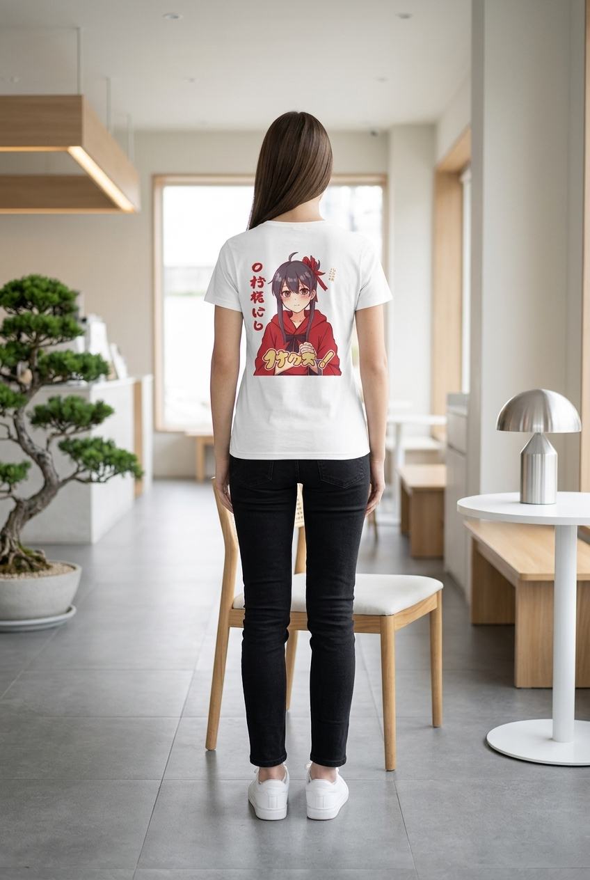 Elegantes Damen-Shirt von Banpuku, Akari Premium Damenbluse mit stilvollem Schnitt und hochwertigem Stoff, Nahaufnahme.