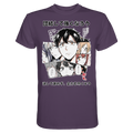 Sakura Premium Unisex-Shirt in urban-lila von Banpuku, Vorderansicht, weiche Baumwollqualität, stilvolles Design