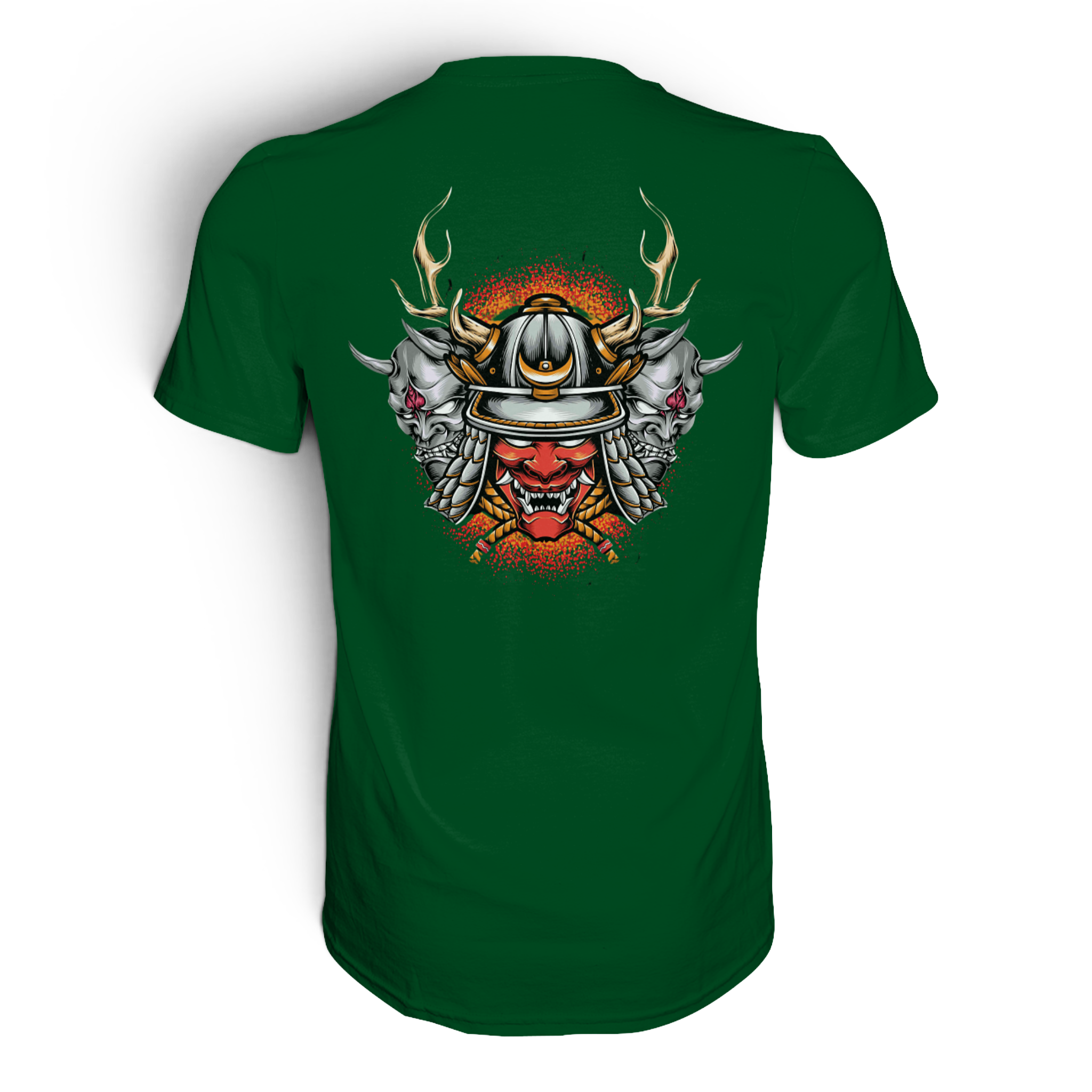 Herren- und Damen-Unisex-Shirt von Banpuku, Rückseite, hochwertiges Premium-Shirt in elegantem Design