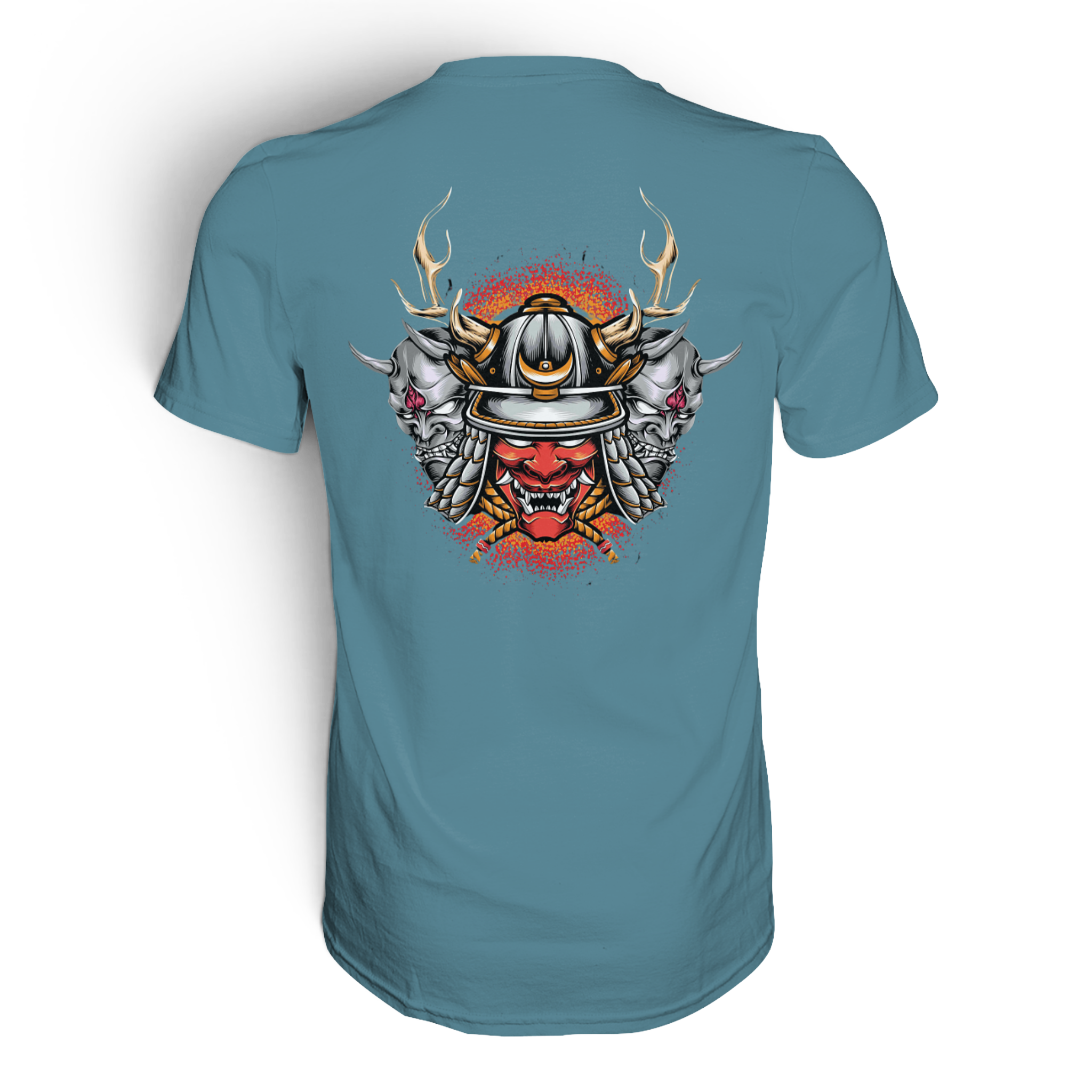 Unisex Premium-Shirt von Banpuku, Rückenansicht, hochwertiges Hemd aus weichem Stoff, modernes Design, bequem und stilvoll.