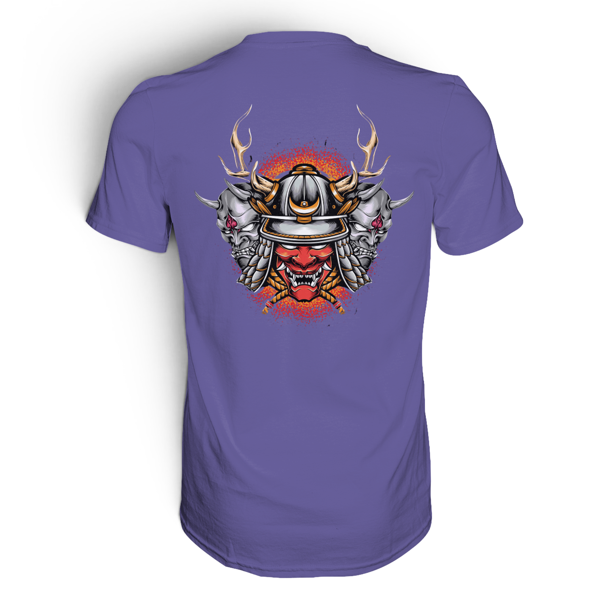 Unisex-Premium-Shirt von Banpuku, Rückseite, bequemes Baumwollshirt in modernem Design, schwarz mit Logo-Print.