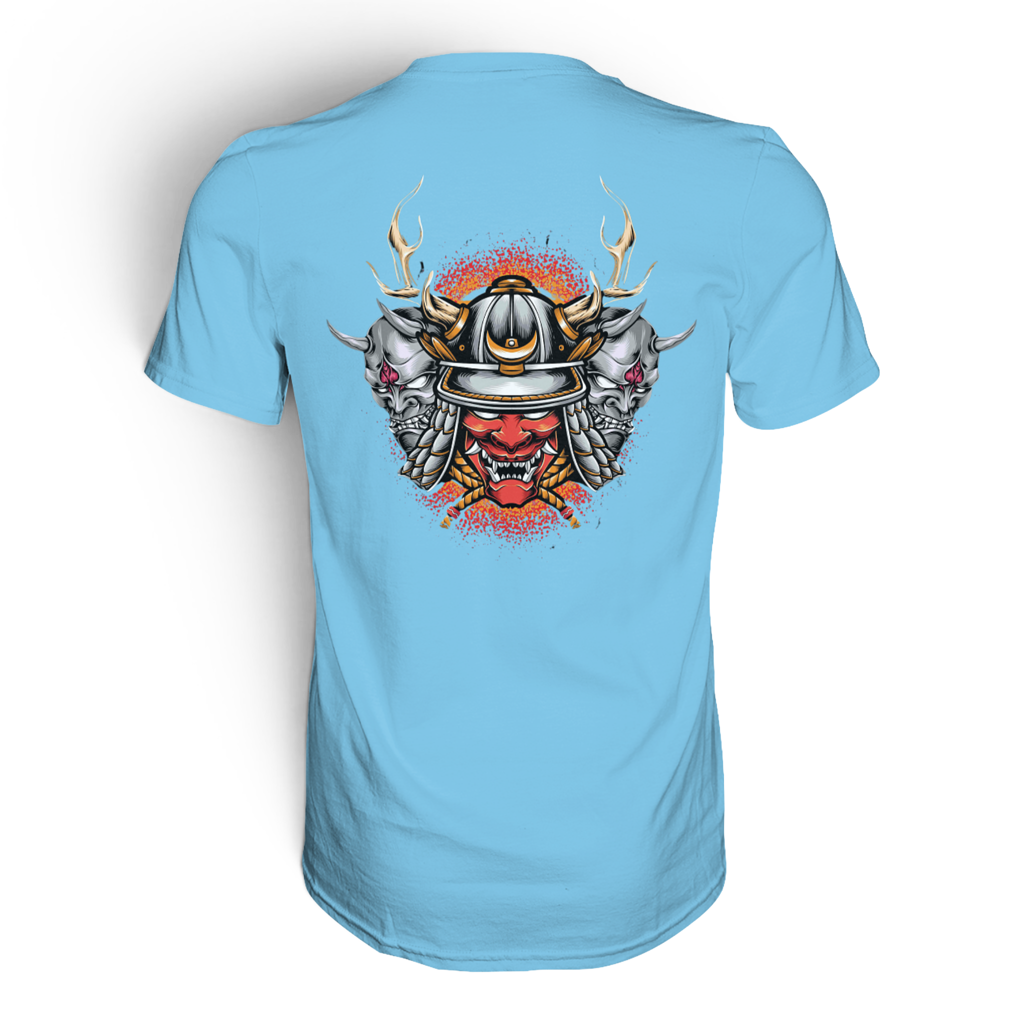 Unisex Premium-Shirt von Banpuku, Rückseite, bequemes Baumwollshirt mit modernem Design, in entspannter Passform und hochwertigem Material.