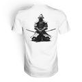 Unisex Premium-Shirt von Banpuku mit Rückenansicht, hochwertiges Baumwollshirt in neutraler Farbe, stilvoll und bequem.