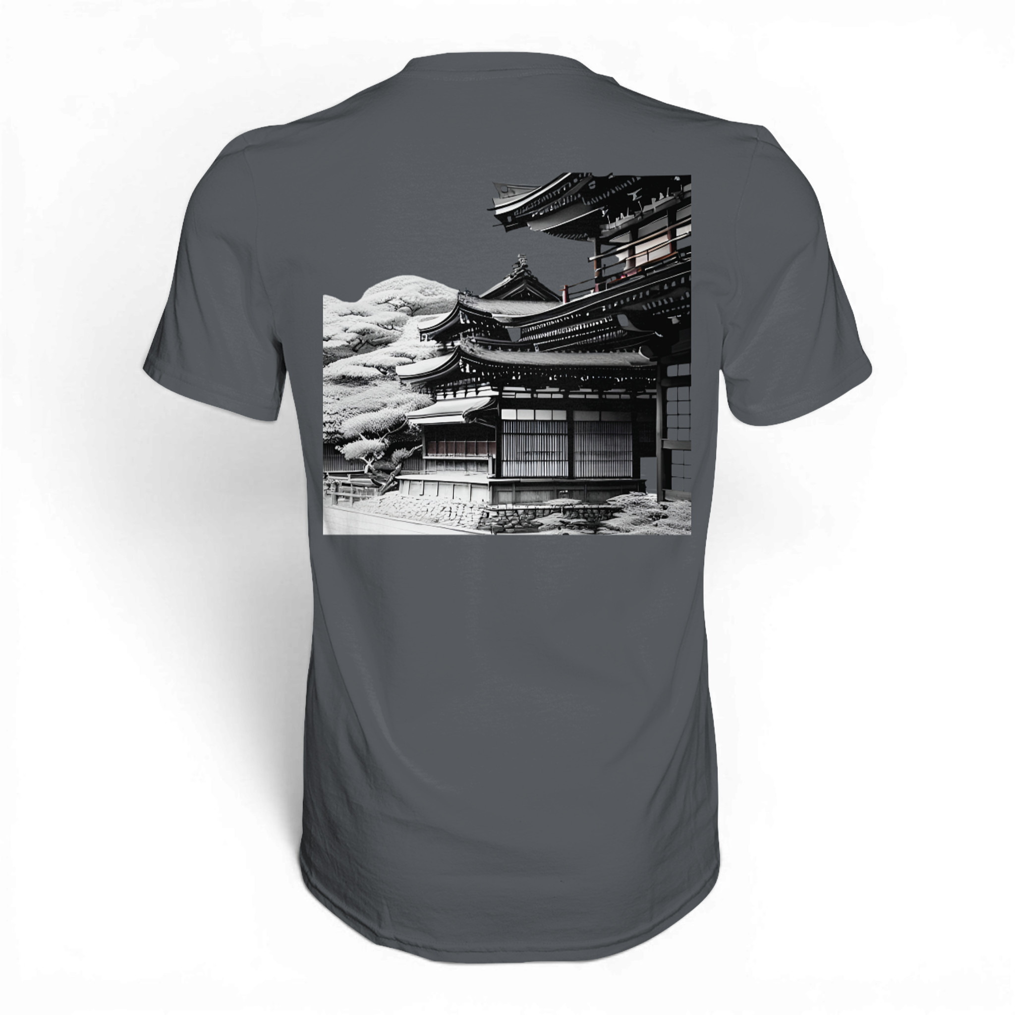 Unisex-Kominka-Premium-Shirt von Banpuku, Rückseite mit modernem Design, weiches Material, bequem und stilvoll.